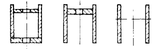 單柱液壓機(jī)上梁截面形式圖